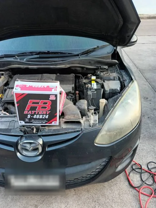เปลี่ยนแบต FB Battery ให้ Mazda2