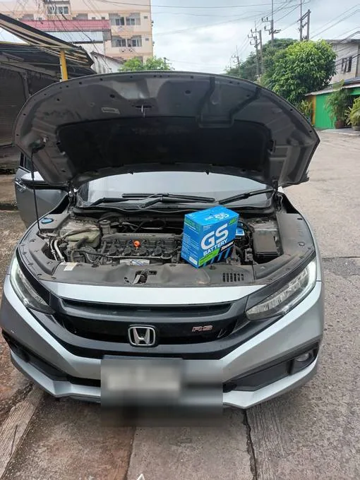บริการเปลี่ยนแบต Honda Civic RS ถึงที่